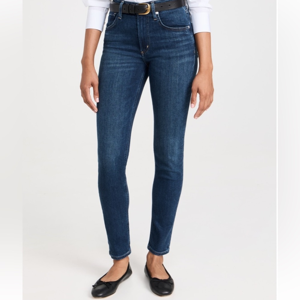 NWOT Citizens of Humanity High Rise Skinny Jeans. Size 27. Medium/dark wash
